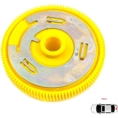 BGE19 Engrenage de Réparation Moteur Essuie-Glace Arrière 6X0955711C Diamètre 63 mm Nombre de Dents 105 pour Seat Skoda VW