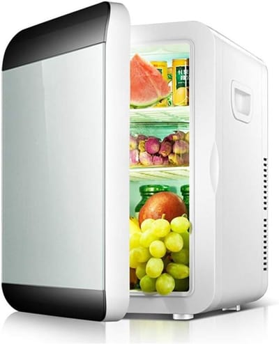 Compacte Koelkast, 13Liter Mini Koelkast Koeler En Warmer | Thermo-elektrische Eten & Drinken Koeler Ideaal voor Kantoren