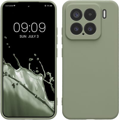 kwmobile telefoonhoesje geschikt voor Xiaomi 15 - Hoesje voor smartphone - Precisie camera uitsnede - In grijsgroen