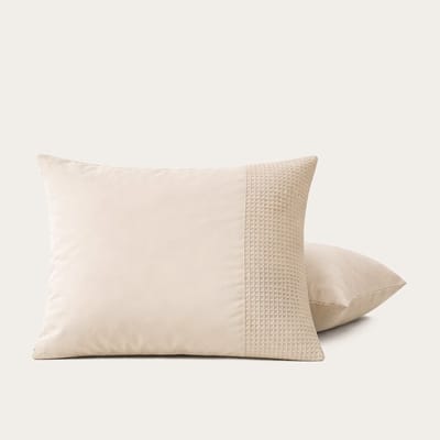 HappyBed Kussenslopen Sand 60x70 cm - Kussensloop set 2 stuks - 100% Microvezel - Ultieme slaapcomfort
