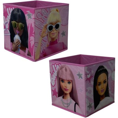 Barbie 2 opbergboxen (Lichtroze)