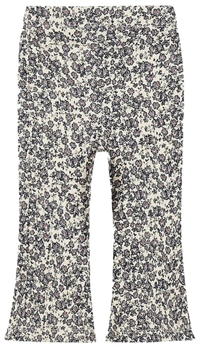 Dirkje meisjes Flared broek Off white - 04 Girls little flower