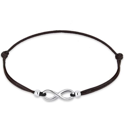 Elli Armbanden infinity trend symbool elastisch 925 zilver