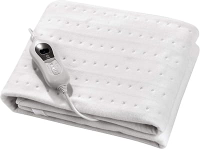 Elektrische Deken - Verwarmingsdeken - Comfort Verwarmen - Automatische Uitschakeling - 160 x 140 cm - Wit