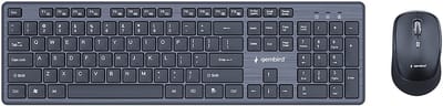 Gembird - keyboard and mouse set full size - QWERTY - US - black Input Device - Keyboard and mouse set - Engels (US international) - Zwart
