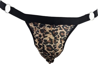 BamBella ® - ondergoed - maat Onesize S M L - Panter String heren onderbroek mannen