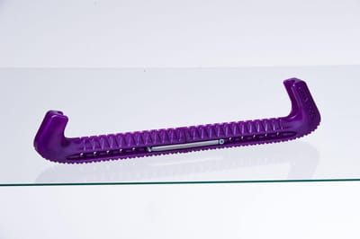 Guardog Deluxe Schaatsbeschermer - Tweedelig - IJshockey/Kunstschaatsen - 28cm - Parel Paars