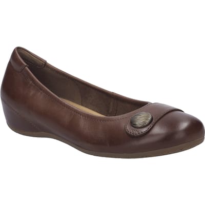 JOSEF SEIBEL Dames Ballerina Florina 04 in bruin