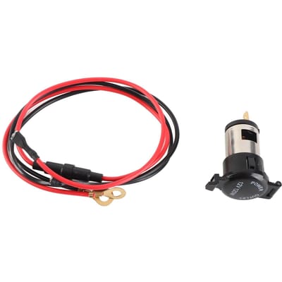 120w Waterdichte 12 24V Sigarettenaansteker Socket Stroomstekker Stopcontact Onderdelen voor Auto Vrachtwagen black
