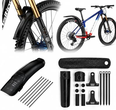 Universeel spatbord voor fietsen en mountainbikes, geschikt voor 26/27,5/29 inch wielen, snelspanner en banden van 50-70 mm