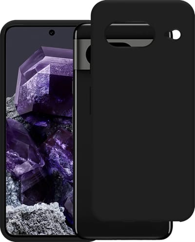 Cazy hoesje geschikt voor Google Pixel 8 Hoesje Siliconen - Flexibele Case - Zwart