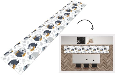 Keukenloper - Loper keuken - Patroon - Kinderen - Jongens - Dieren - Slapen - 300x50 cm - Keukenloper vinyl