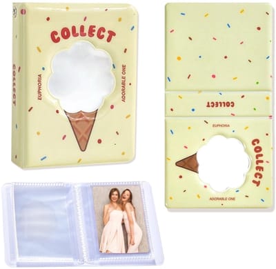 Dailygoods- Fotoalbum Mini 3 Inch - Plakalbum 36 Foto's
