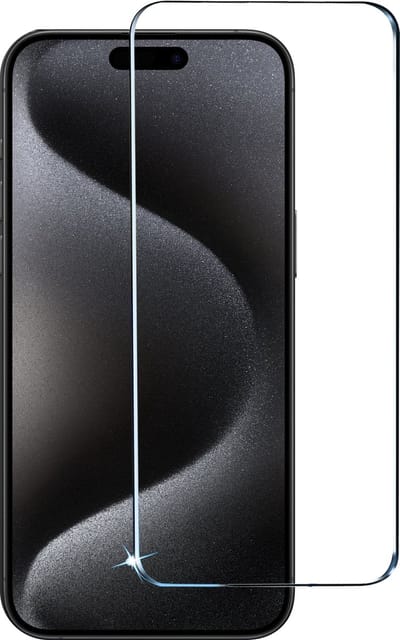 BixB screenprotector geschikt voor iPhone 15 Pro Max - gehard glas Tempered Glass