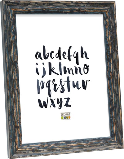 Deknudt Frames fotolijst S46MF2 - zwart verweerde look - foto 13x18 cm