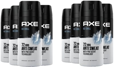 AXE Deo Spray Ice Chill Dry 8 x 150 ml