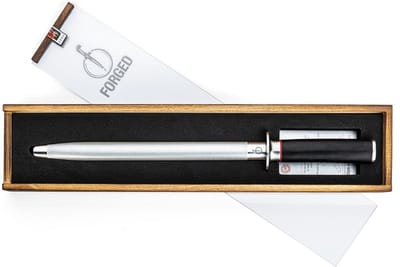 Forged Sebra Aanzetstaal 26cm - Sebrahout - In houten Giftbox