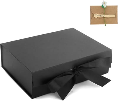 Opvouwbare Geschenkdoos met Flip-Deksel en Strik - Perfect voor Bruiloften, Feesten en Verjaardagen