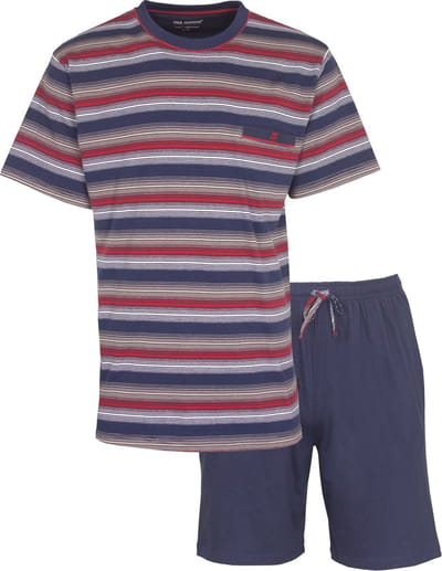 Paul Hopkins Heren Shortama - Pyjama Set - 100% Katoen - Meerkleurig - Maat L