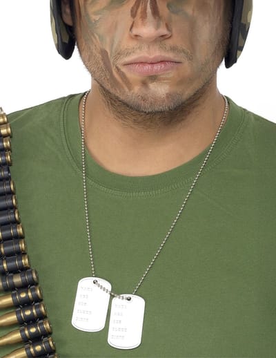 Dogtags | Leger naamplaatjes aan ketting