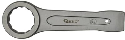GEKO Ring Slogging Steeksleutel - 50mm - Robuust Chroom-Vanadium - Zware Klussen