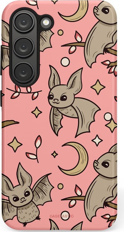 Casetastic Hoesje Geschikt voor Samsung S23 - Stijlvolle Beschermende Duo-layer Case - Nachtelijke vlucht