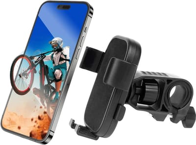VHV - Telefoonhouder - waterdichte telefoonhouder scooter - met LED verlichting - voor scooter, motor, elektrische fiets