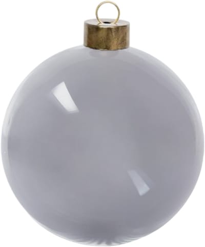 Leeff - Kerstbal 'Cis' (M) - Lichtgrijs