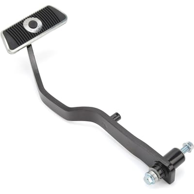 Pédale de frein automatique B10520 Revêtement poudre Noir Remplacement pour Ford Mustang 1967 à gray