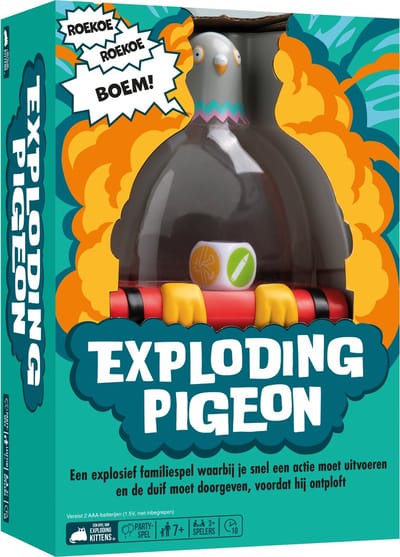 Exploding Kittens Exploding Pigeon Party Game-Nederlands (Diversen) Nieuw