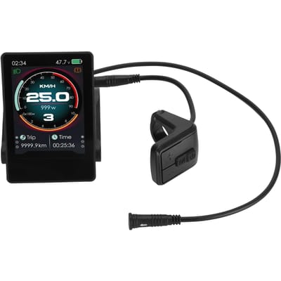 Elektrische Fiets Display Elektrische Fiets P860C Kleuren LCD Display voor Middenmotor IPX7 Waterdicht voor black