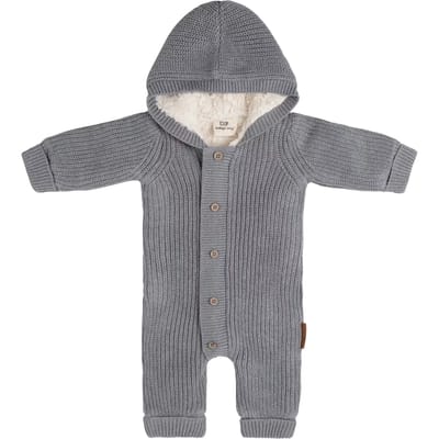 Baby's Only Overall teddy Soul - Grijs - 80 - 100% ecologisch katoen - GOTS