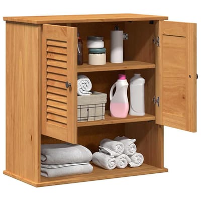 vidaXL - Badkamerkast - VIGO - Bruin - en - Honingbruin - 67,5 - x - 34 - x - 71,5 - cm