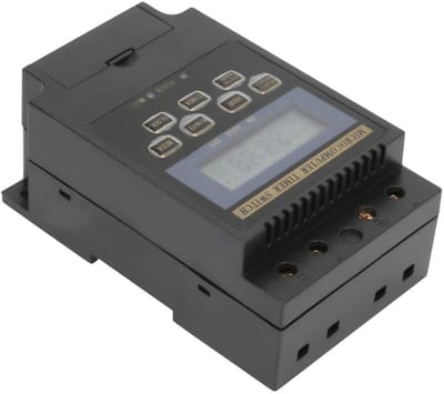 Allecto - Programmeerbare Digitale Timer Schakelaar - Slimme Timer - Energiebesparend - LCD Display - Flexibele Installatie - Geschikt voor Smart H...