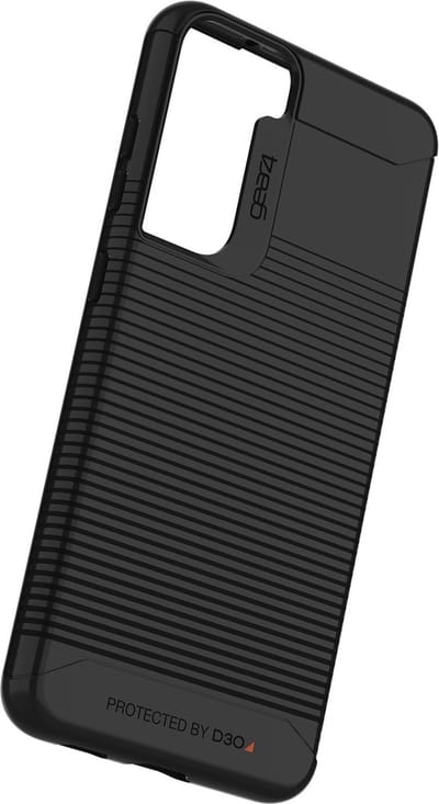 Gear4 Hoesje Siliconen Geschikt voor Samsung Galaxy S21 FE - Gear4 Havana Backcover - Zwart