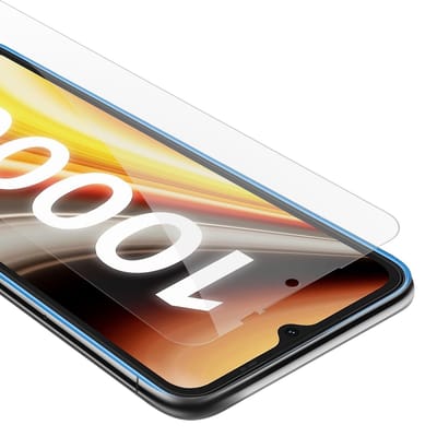 Cadorabo Screenprotector geschikt voor Umidigi Power 7 MAX - Pantser film Beschermende film in KRISTALHELDER Geharde (Tempered) display beschermglas in 9H hardheid met 3D Touch