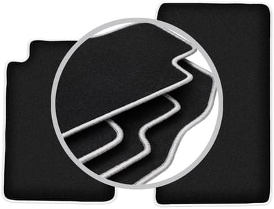 CARLUX-SILVER automatten voor: Mercedes SLK R170 cabriolet (1996-2004)