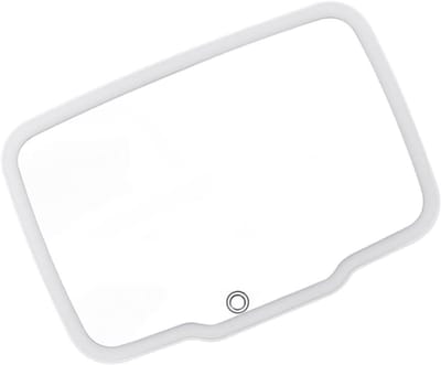 Auto Make-up Spiegel - Vizier Spiegel - Make-up Aanbrengen - Duidelijk Beeld - 17.7x12.3cm - Wit