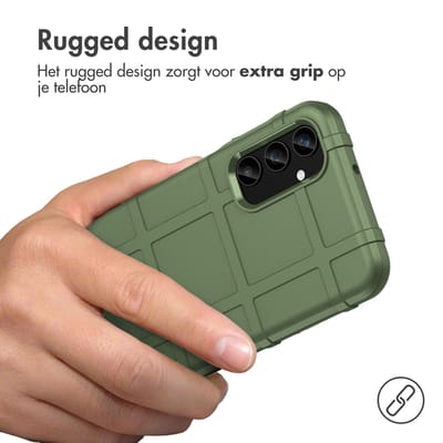 imoshion Rugged Shield Backcover voor de Samsung Galaxy A25 (5G) - Donkergroen