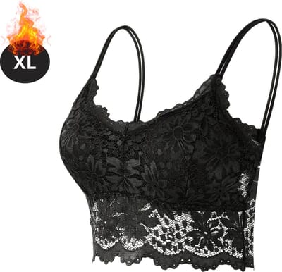 Bovista BH Zonder Beugel - Zonder Bandjes - Push-up Bh's - Comfort Beha - Comfortabel - Sterk - Zwart - Maat XL