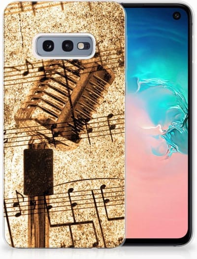 Samsung Galaxy S10e Siliconen Hoesje met foto Bladmuziek