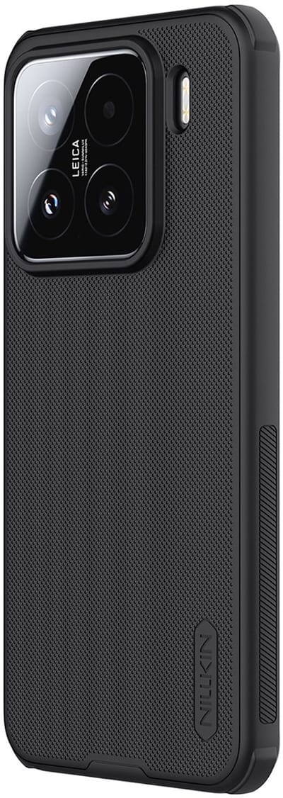 Nillkin, Hoesje geschikt voor Xiaomi 15 - Super Frosted Pro Series Bi-Material, Zwart