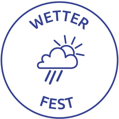 Raamhartje waarschuwingsstickers, zelfklevend, zwart