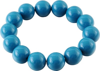 Behave - Rekarmband met turquoise bollen - speels accent zomerlook
