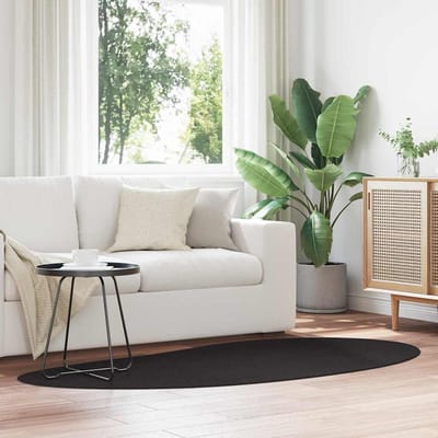vidaXL - Tapijt - HUARTE - Zwart - 100 - x - 200 - cm - Polyester