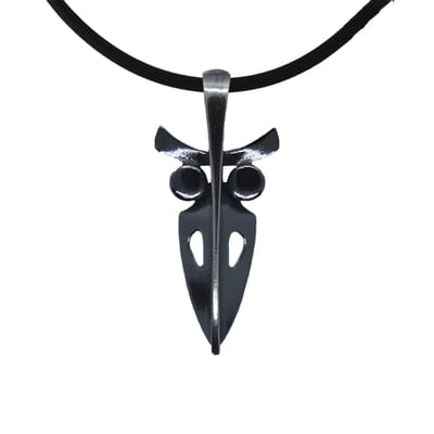 AuBor ®. Hanger. Zilver. De raaf.