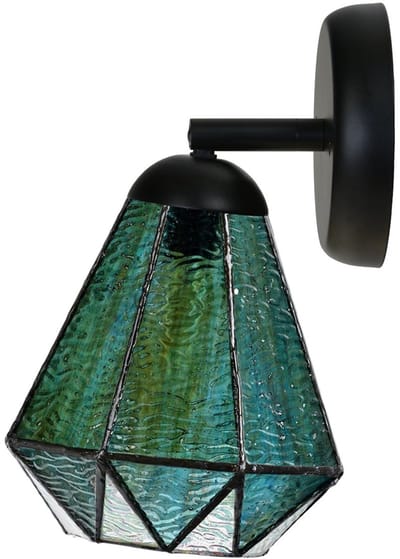 Tiffany Spot zwart met Arata Green - Art Deco Trade