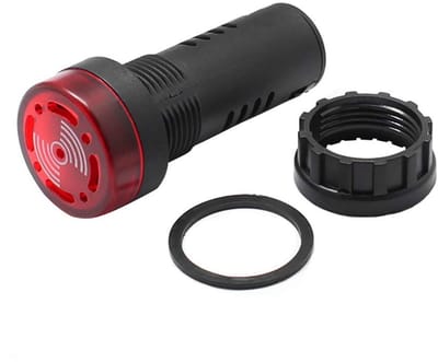 Indicator Licht Zoemer - Alarm Lamp - Paneel Indicatie - Hoge Helderheid Zoemer - 22mm - Rood Geel Groen