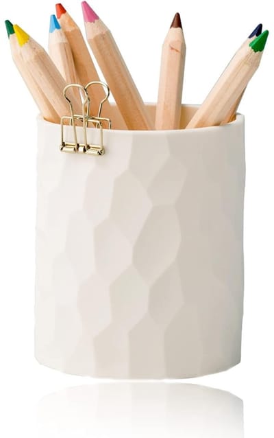 Siliconen Pennenhouder – Ronde Organizer 10×8,5 cm – Waterdicht & Duurzaam – Multifunctionele Beker voor Bureau, Make-up & Badkamer