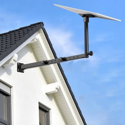 Stretchable en Verstelbare Mast Mount Kit voor Starlink Gen 3 met Tube Adapter en 360° Aanpassing voor Optimale Internetverbinding